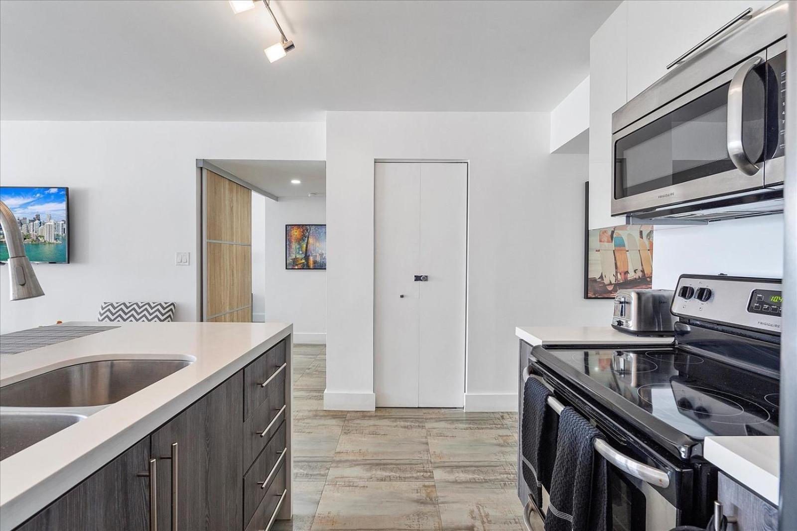 Apartamento Beautiful Water & Park Views, Remodeled, Wfh Office Miami
